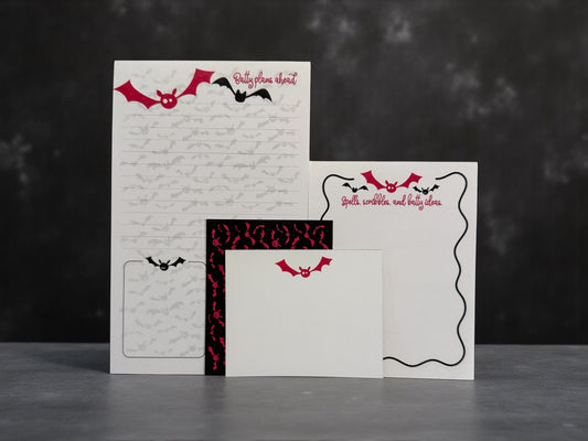 Batty Ideas Notepad and Notecard set