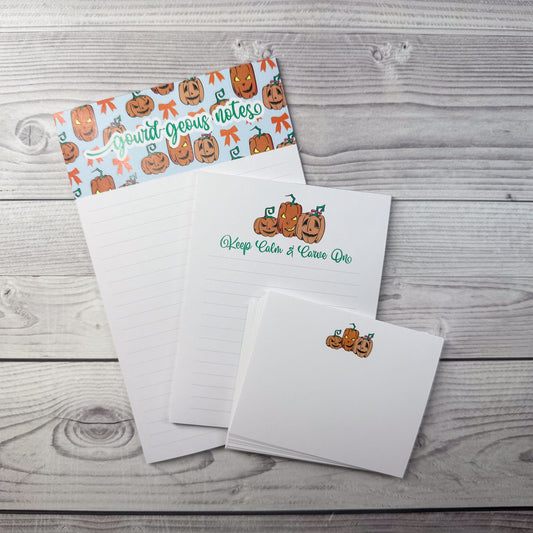 Gourd-geous Notepad and Notecard set