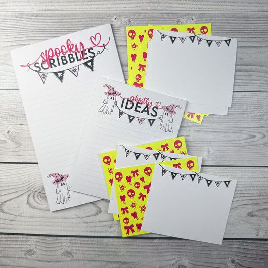 Spooky Ideas Notepad and Notecard set