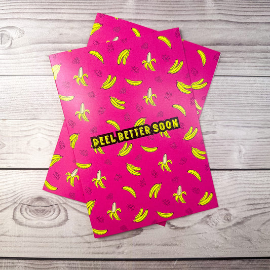 Peel Better Soon Neon Card