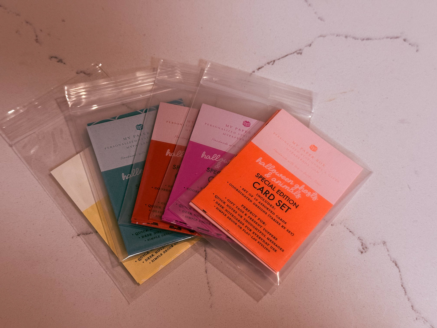 Cute Halloween Animal & Ghost Gift Tags – Retro Spooky Mini Cards