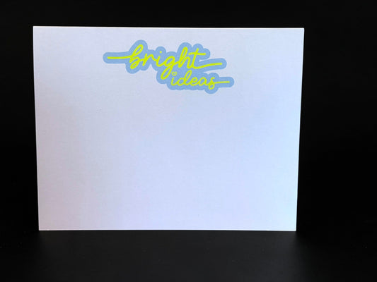 Bright Ideas notecard set