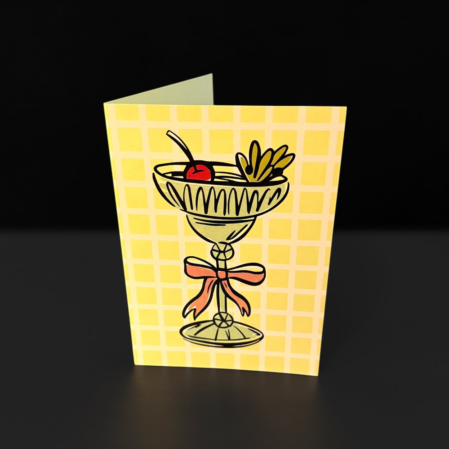 Lime Cocktails Greeting Card