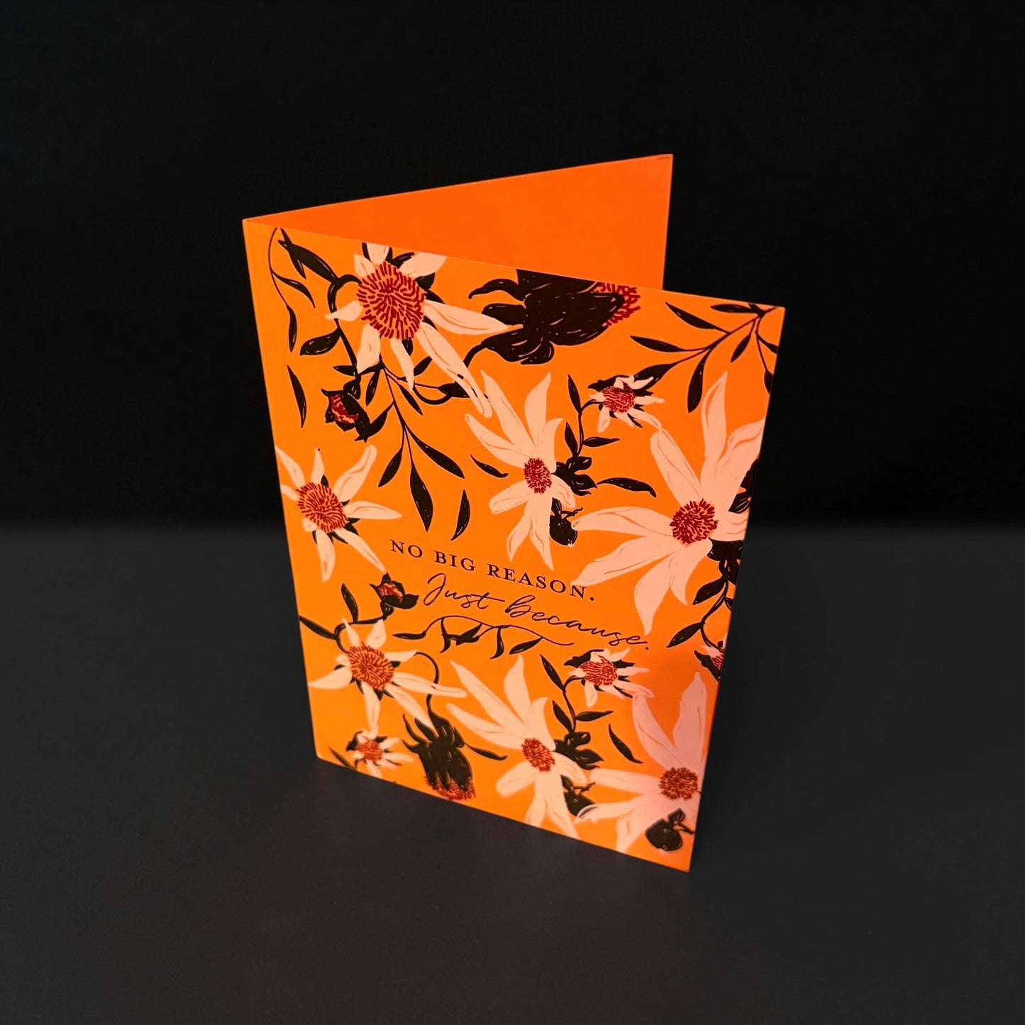 “No Big Reason, Just Because” Card