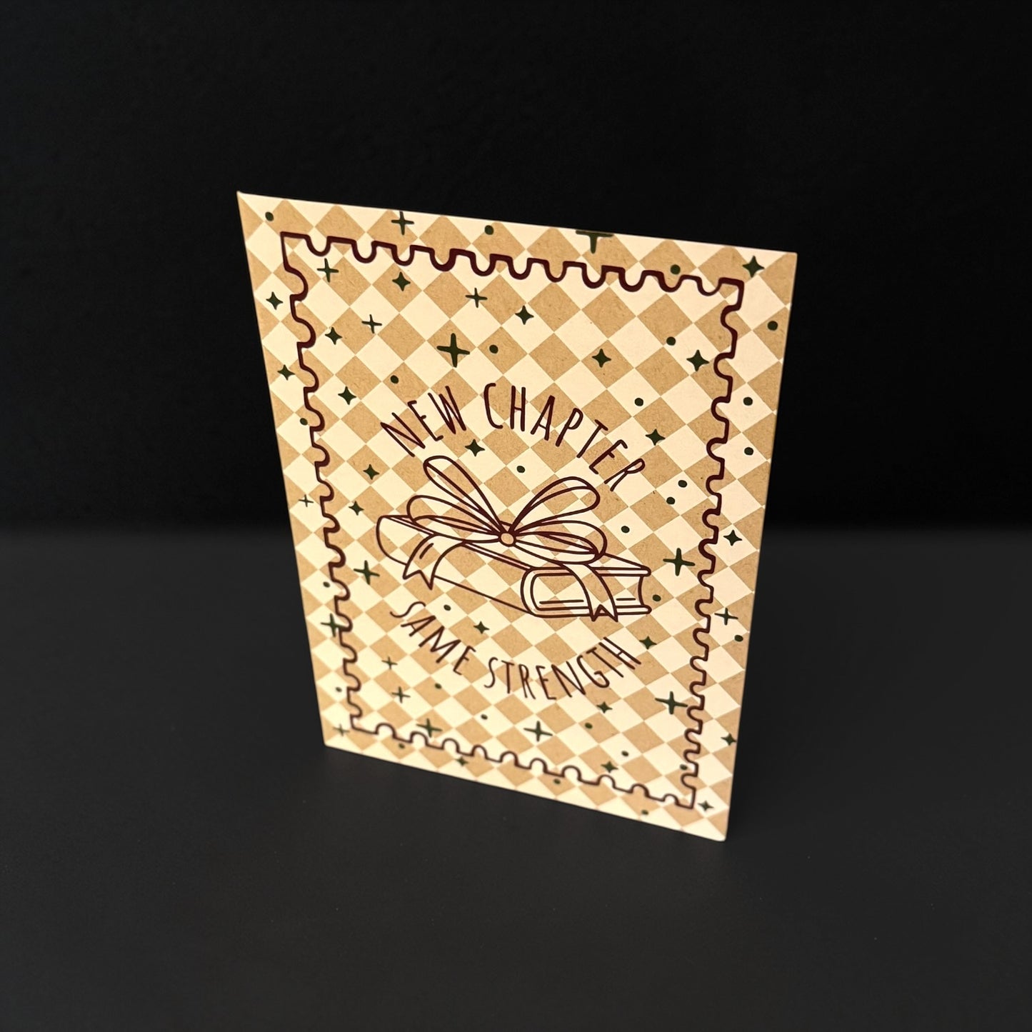“New Chapter, Same Strength” Encouragement Card