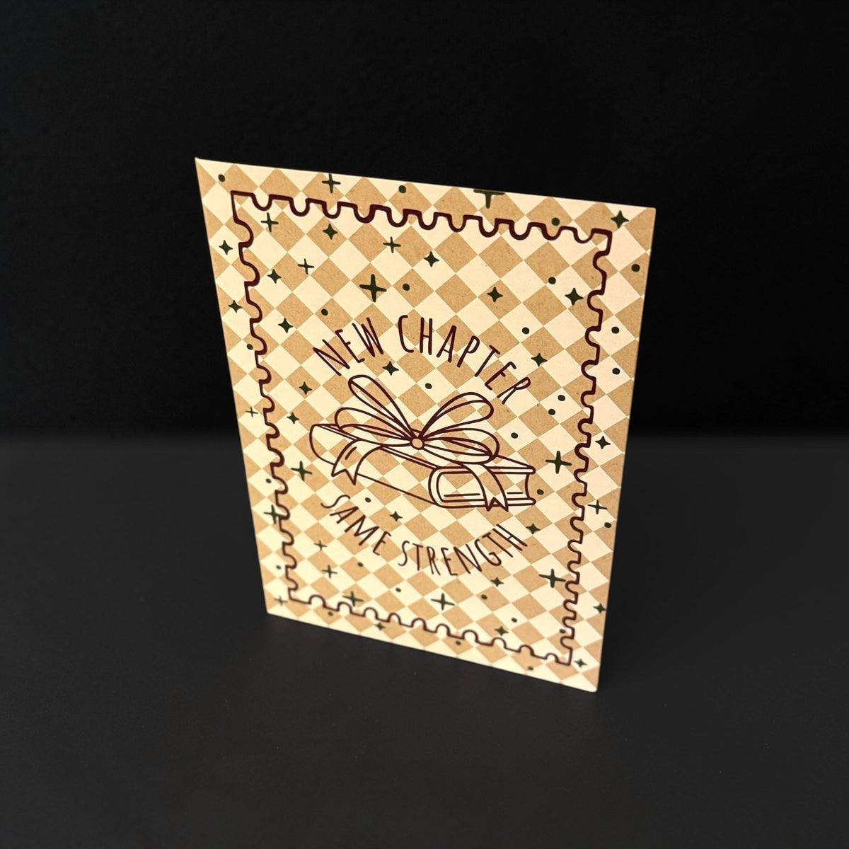 “New Chapter, Same Strength” Encouragement Card
