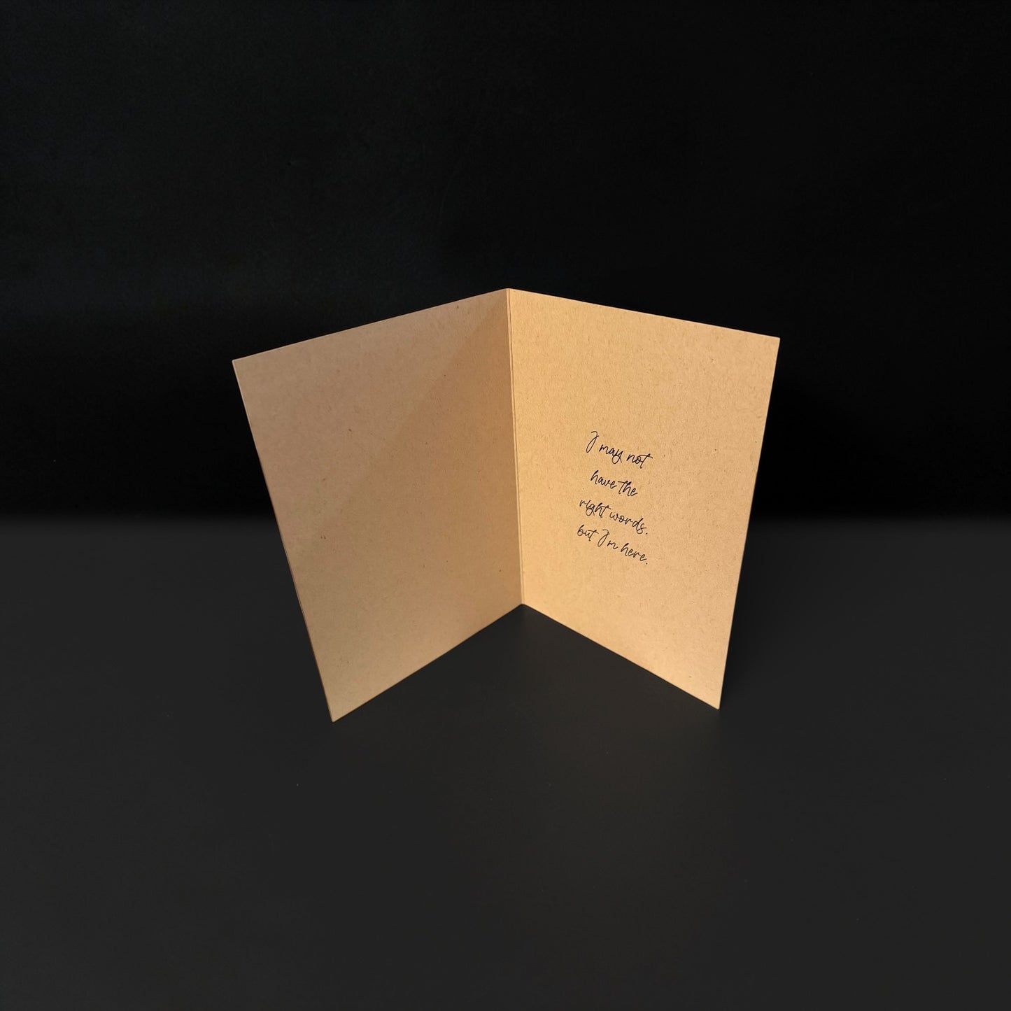 “Here for You” Floral Greeting Card