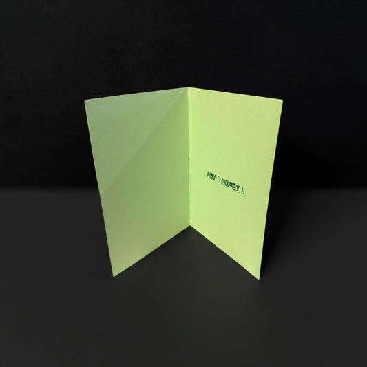 “Reverse Ransom Note” Money Holder Card