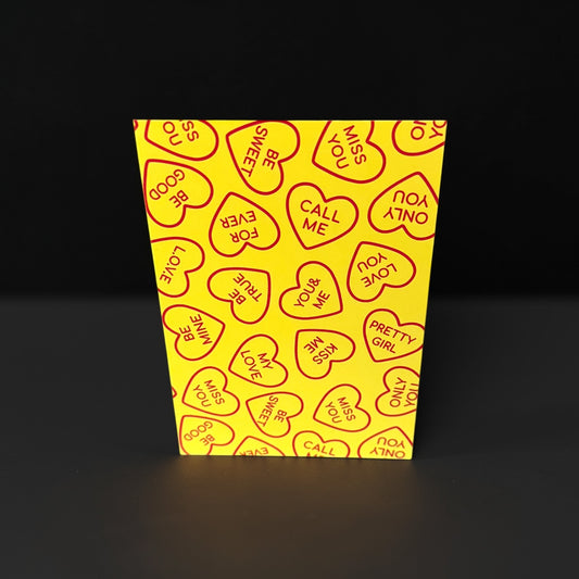 Heart Messages Greeting Card