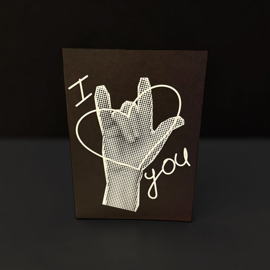 I (heart) you Card