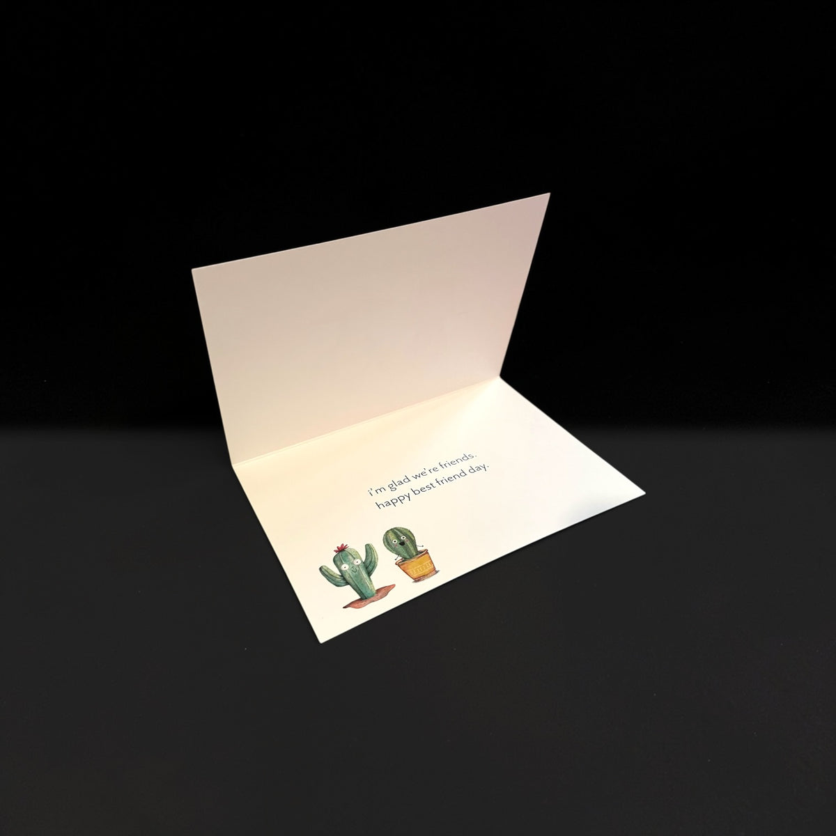 “I’m Glad We Stuck Together” Friendship Card