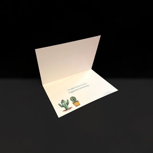 “I’m Glad We Stuck Together” Friendship Card