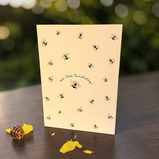 Ha-Bee Birthday Greeting Card