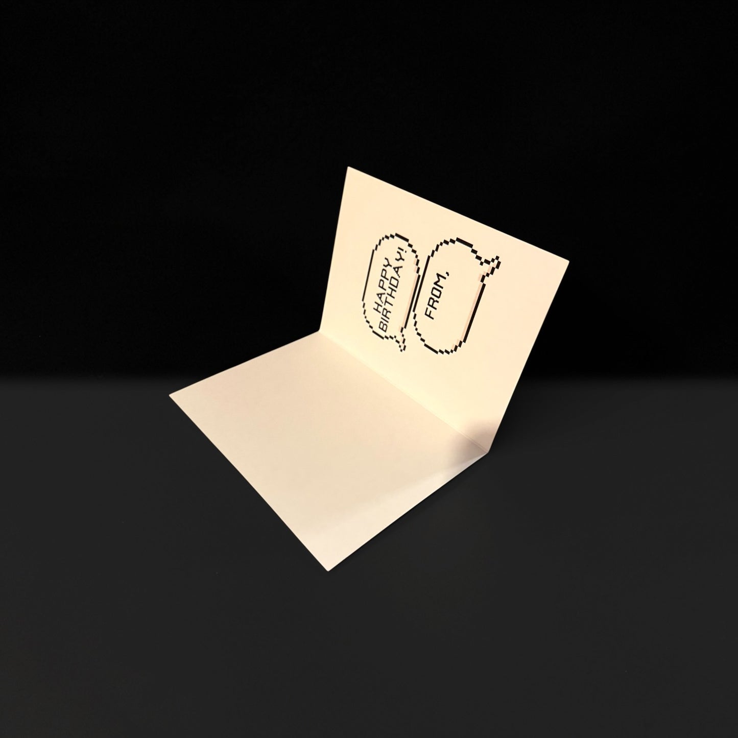Fill-In Birthday Greeting Card