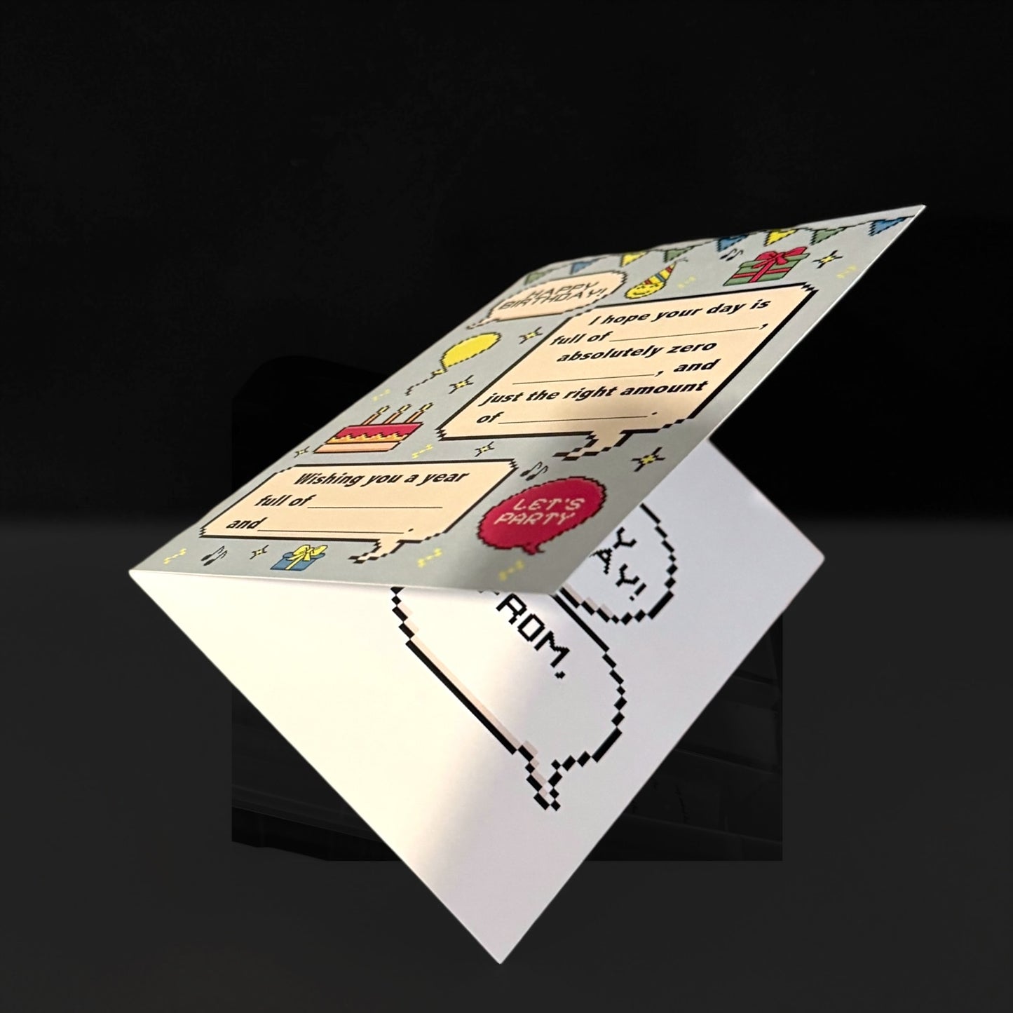 Fill-In Birthday Greeting Card