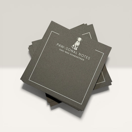 Paw-sonal Notes Dalmatian Square notecards