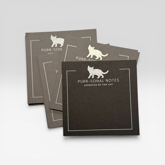 Paw-sonal Notes Cat Square notecards