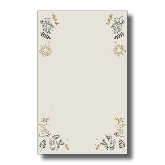 Golden Occult 8 x 5 Notepad
