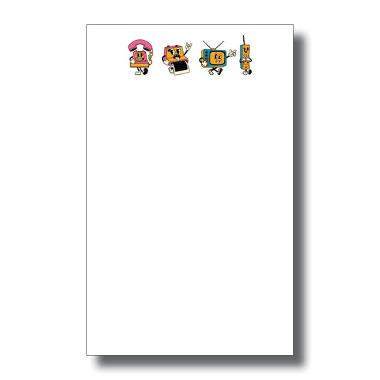 Retro Notepad 8 x 5 Inches