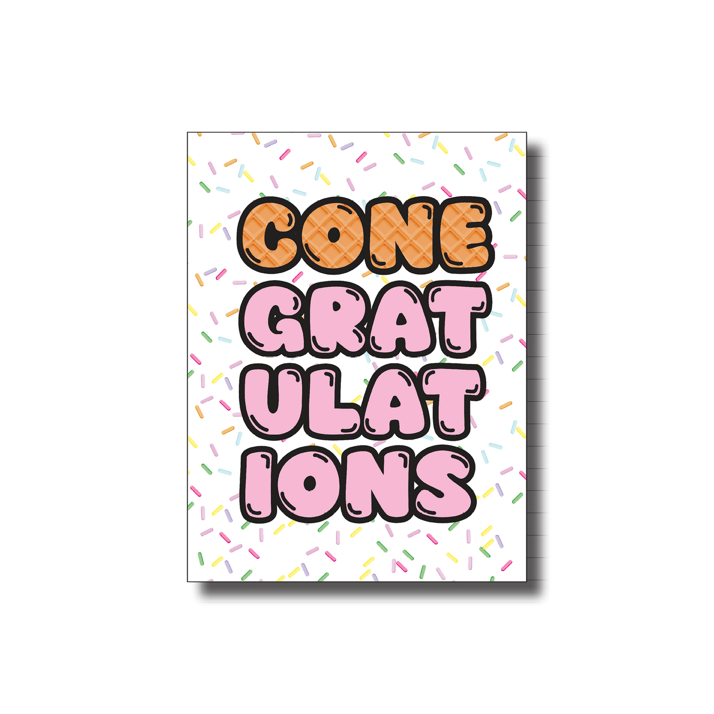 Cone-gratulations Greeting Card