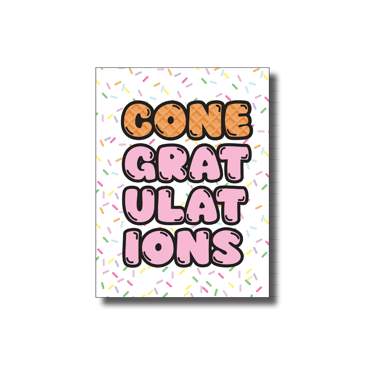 Cone-gratulations Greeting Card