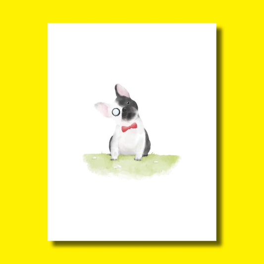 Greeting Card - BullDog